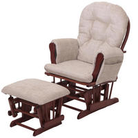 RELAXSESSEL Cremeweiß, Braun - Weiß/Braun, Textil (75/100/71cm) - MCW