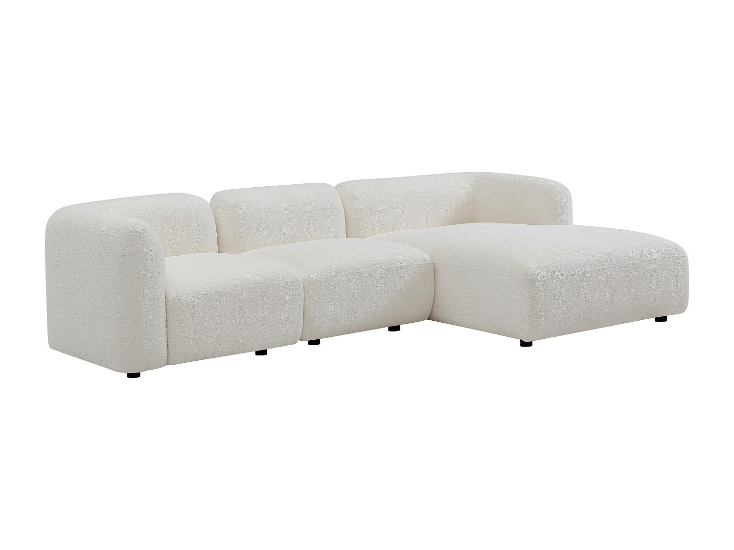 Vente-Unique Modulierbares Weiß 287x69x161 cm