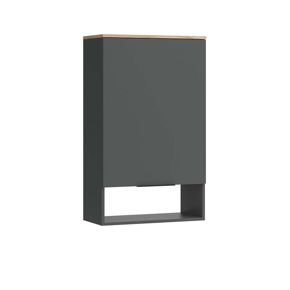 KREDENC Wido Antracit - Sonoma dub/antracitová, kompozitní dřevo (60/100/30cm) - Vicco