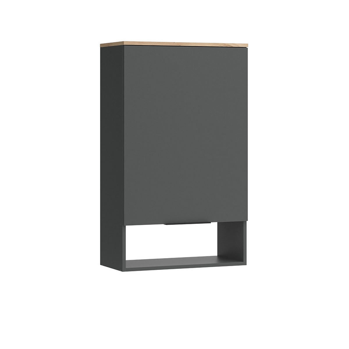KREDENC Wido Antracit - Sonoma dub/antracitová, kompozitní dřevo (60/100/30cm) - Vicco