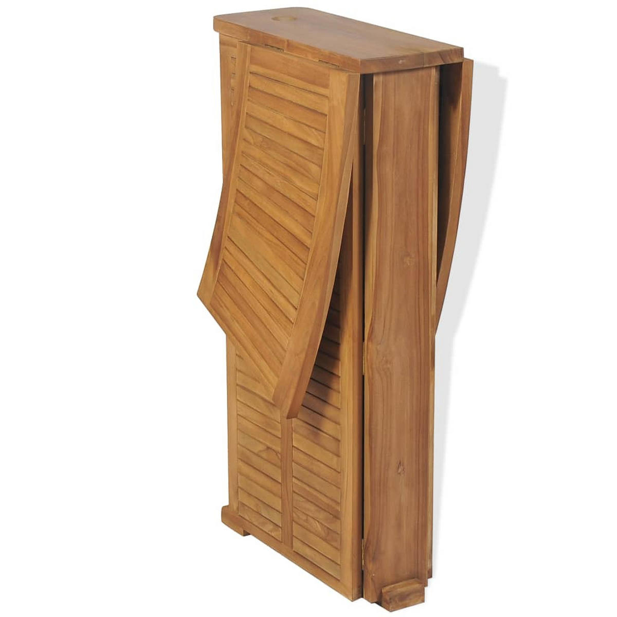BARTISCH, klappbar, 155/53/105 cm, aus Teak Massiv, Braun - Braun, Holz (155/53/105cm) - vidaXL