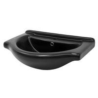 WASCHBECKEN - Schwarz, Keramik (51.5/21.5/67.5cm) - ML-DESIGN