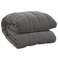 GEWICHTSDECKE Grau 220/240 Cm 11 Kg Stoff - Grau, Textil (220/240cm) - vidaXL