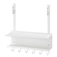 KABEL-ORGANIZER Smart weiß 40/43/11 cm für den Schreibtisch - Weiß, Metall (11/40/43cm) - Yamazaki