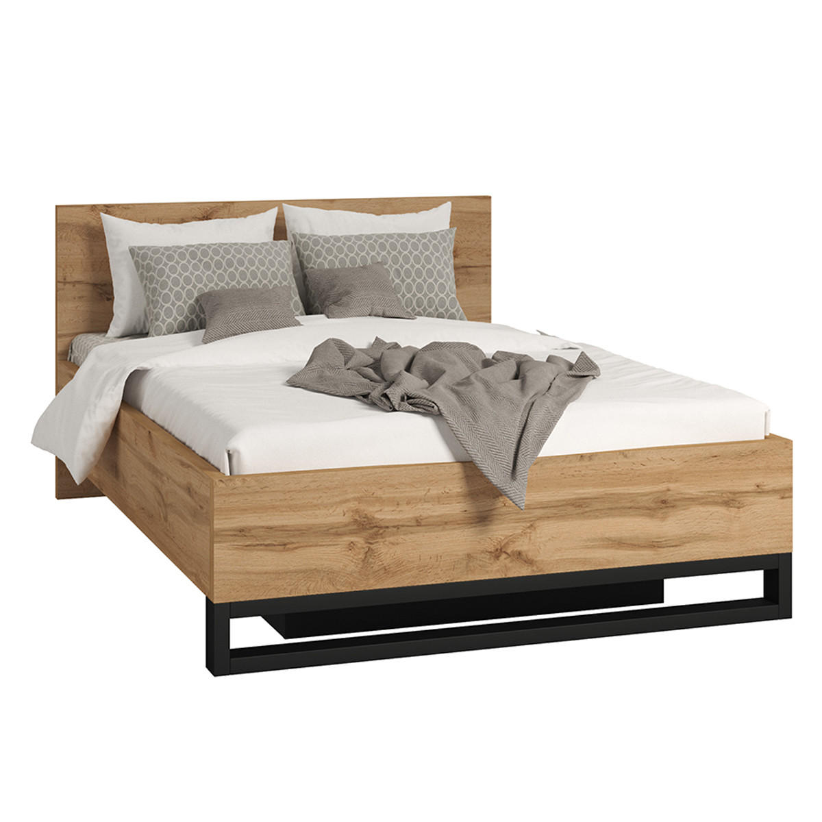 BOXSPRING POSTEL 140/200 Eden Dřevo - hnědá, kompozitní dřevo (140/200cm) - Petits-meubles