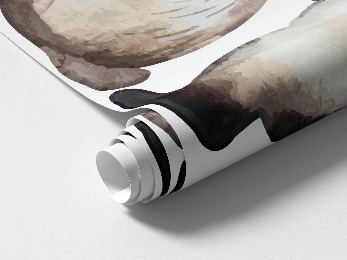 WANDAUFKLEBER 60x108cm - Hasenland - Multicolor, Kunststoff (60/108/0.1cm) - Wallfluent