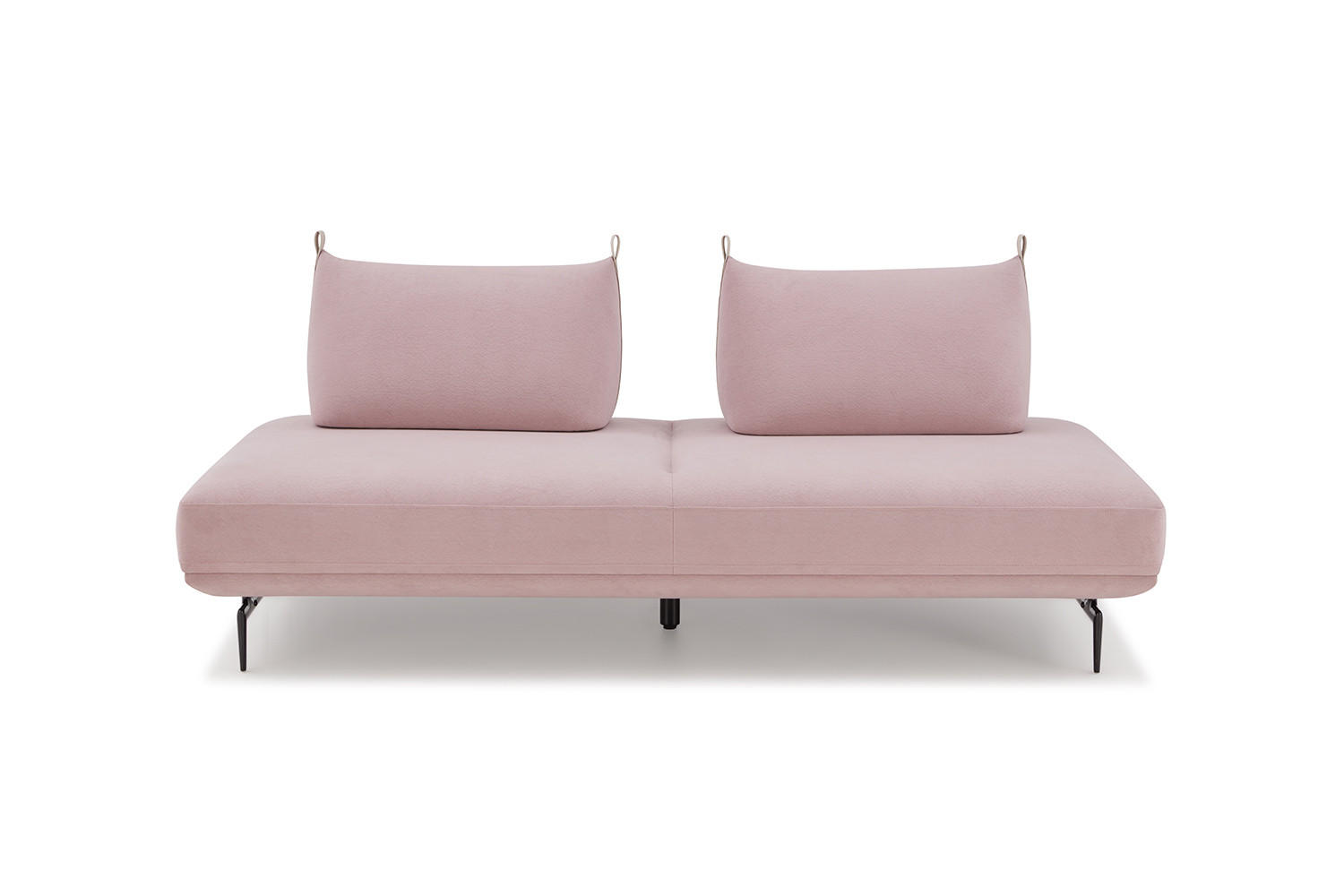 SCHLAFSOFA CANE Violett Webstoff - Violett/Lila, Textil/Metall (210/80/100cm) - KAWOLA