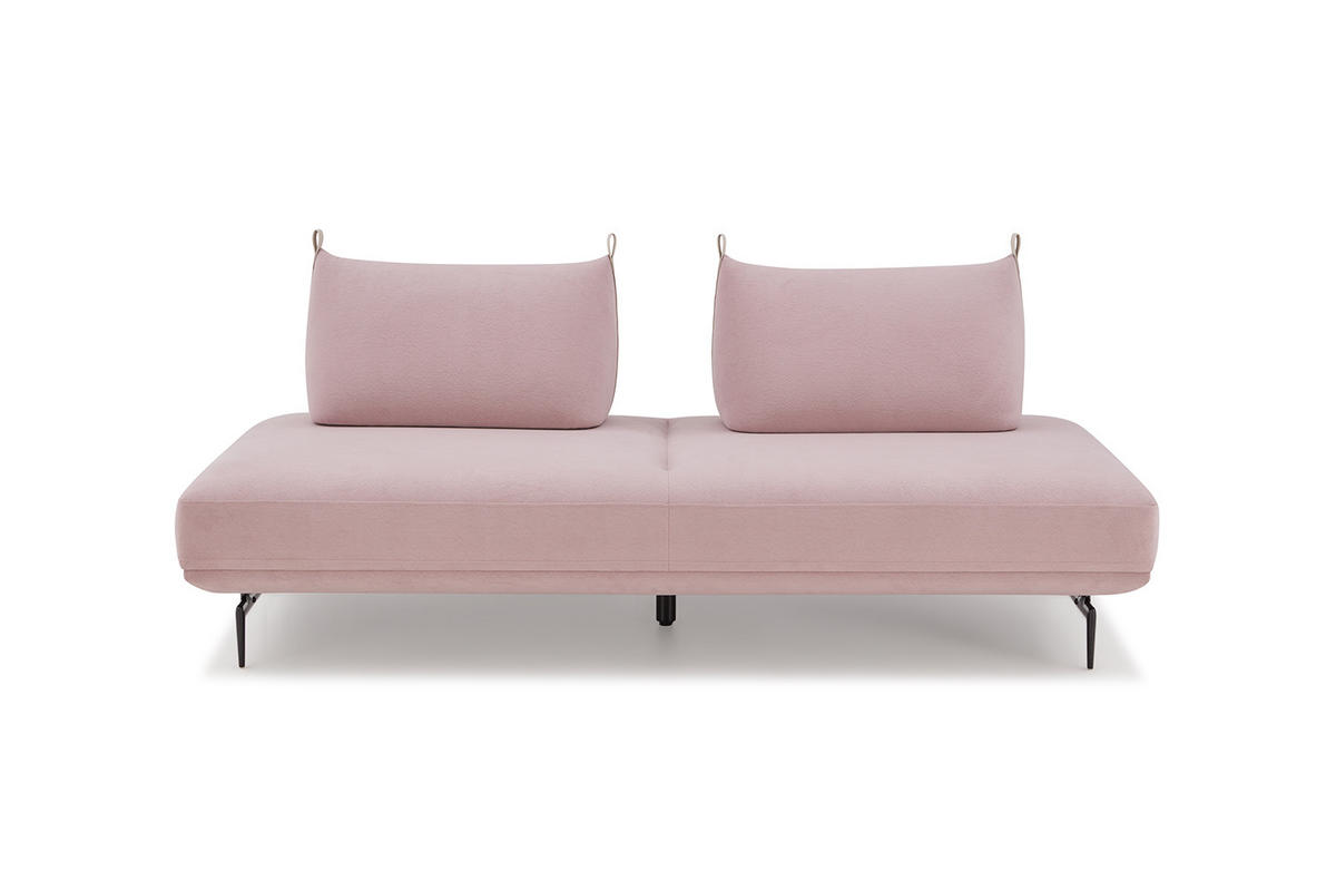 SCHLAFSOFA CANE Violett Webstoff - Violett/Lila, Textil/Metall (210/80/100cm) - KAWOLA