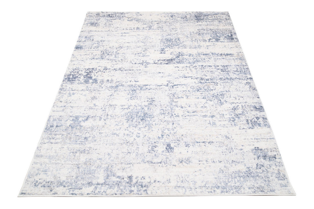 TEPPICH SKY Creme Grau 140/200 cm - Creme/Grau, Kunststoff (140/200cm) - Tapiso