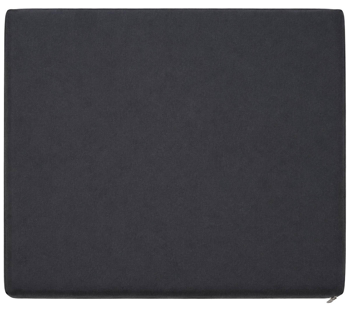 GARTENSTUHL eckig 51/43/5 cm Stoff Dunkelgrau - Dunkelgrau, Textil (51/5/43cm) - CLP