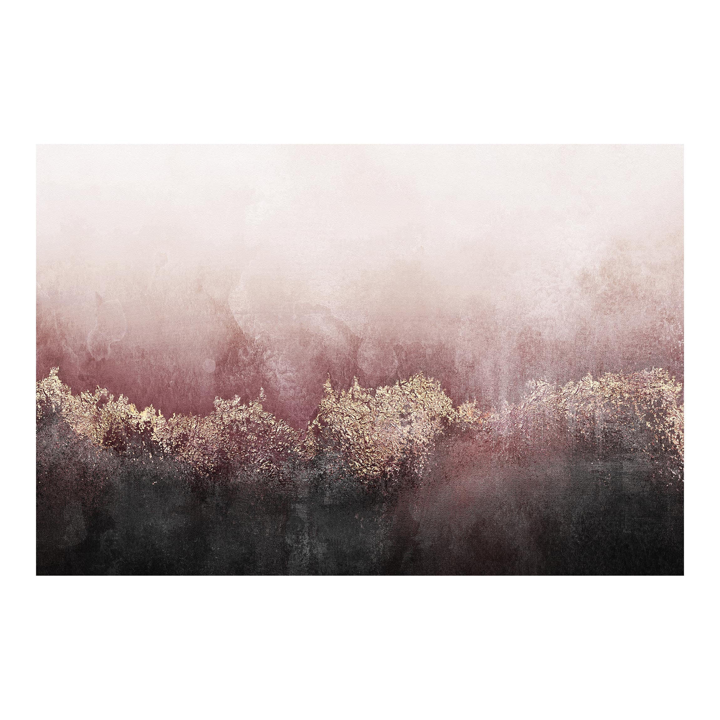 FOTOTAPETE Goldene Dämmerung Rosa 432/290 cm - Rosa, Papier (432/290cm) - Bilderwelten