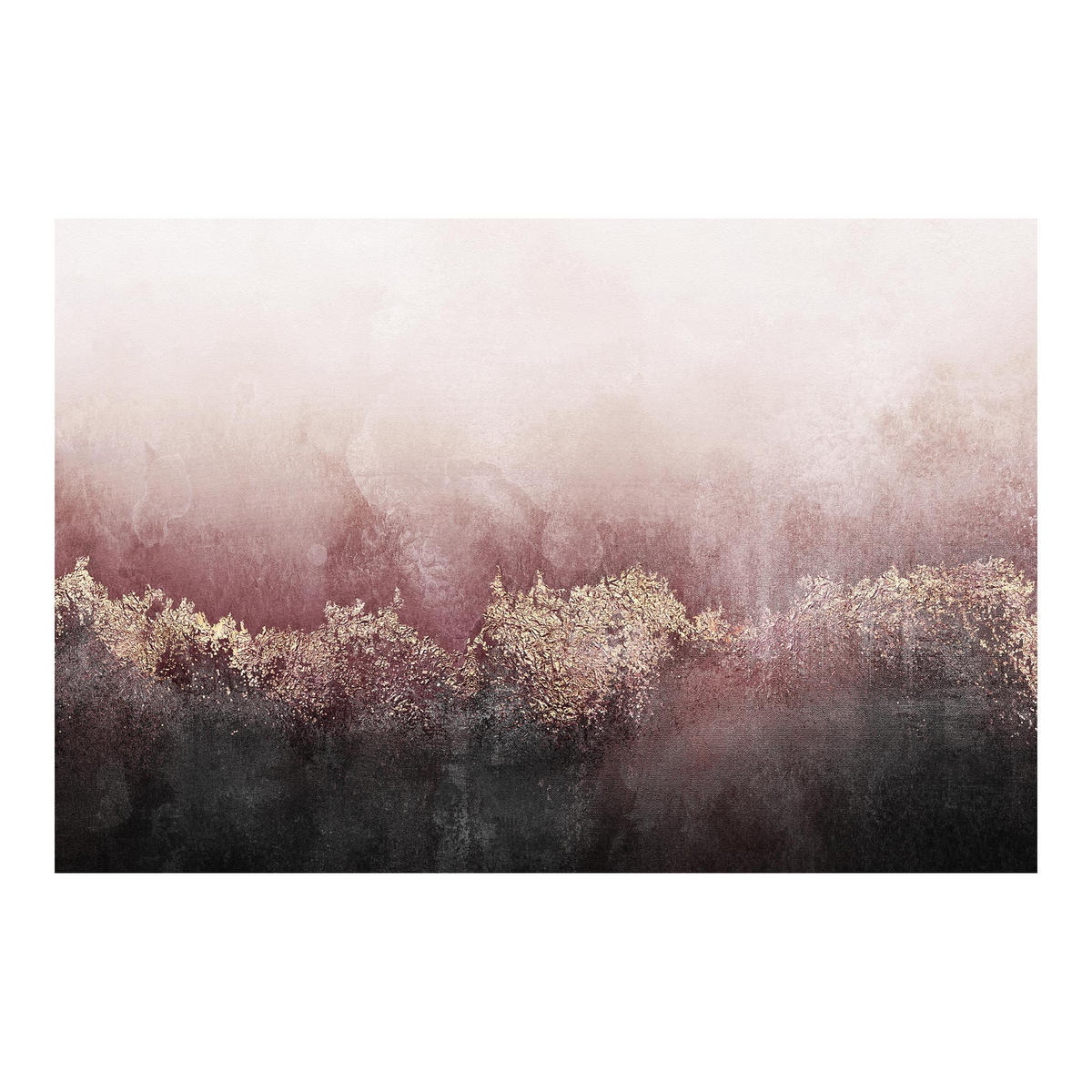 FOTOTAPETE Goldene Dämmerung Rosa 432/290 cm - Rosa, Papier (432/290cm) - Bilderwelten