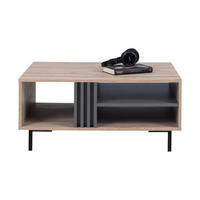 COUCHTISCH – 90 x 70 x 40 cm – ALLMO System – Sonoma Eiche - Sonoma Eiche, Holzwerkstoff (70/90/40cm) - hi-markt