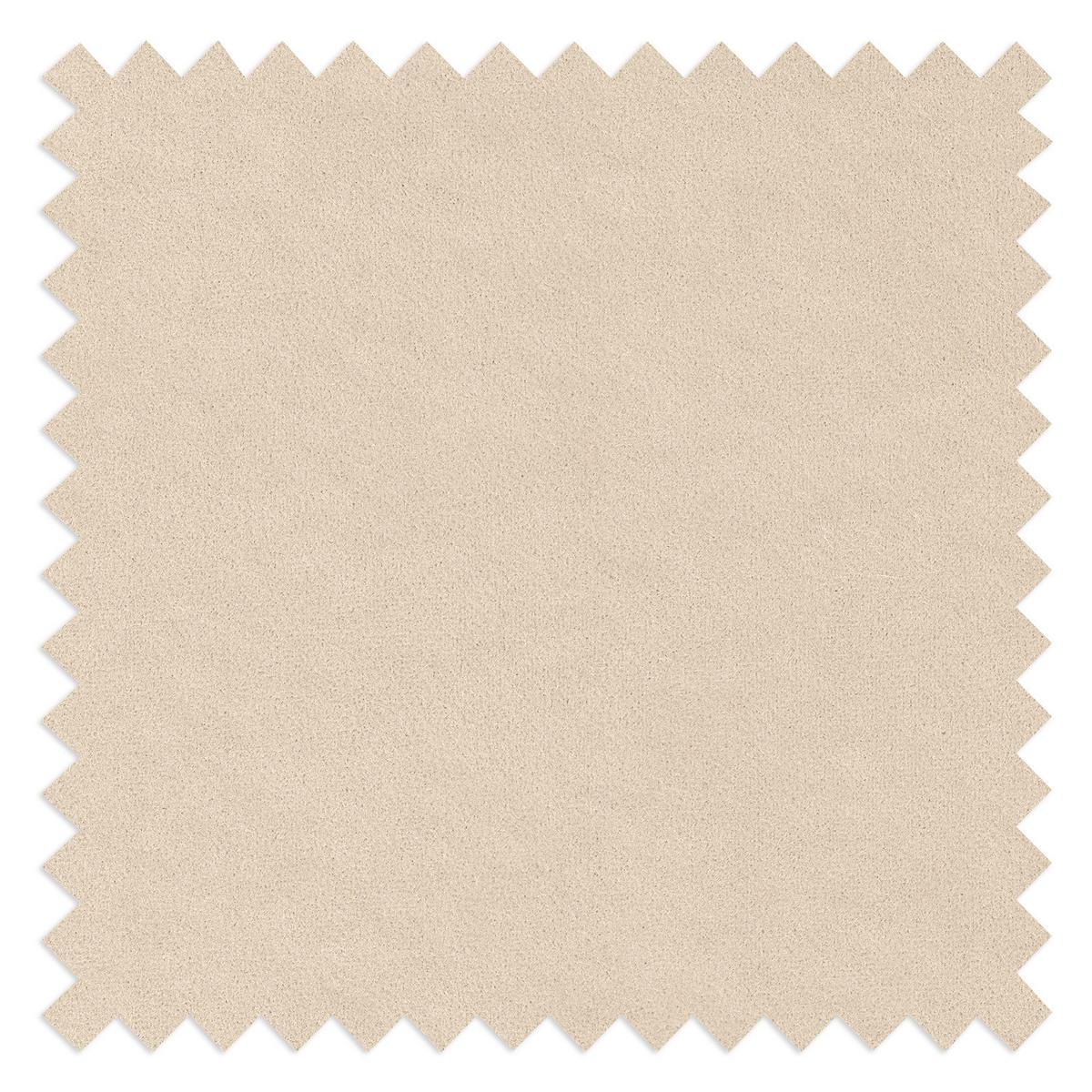 HOCKERBANK - Samt - Creme, Birkenholz/Textil (124/43/69cm) - home24