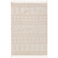 TEPPICH Teppich Oyo Beige - Beige, Textil (120/1cm) - KUNSTLOFT