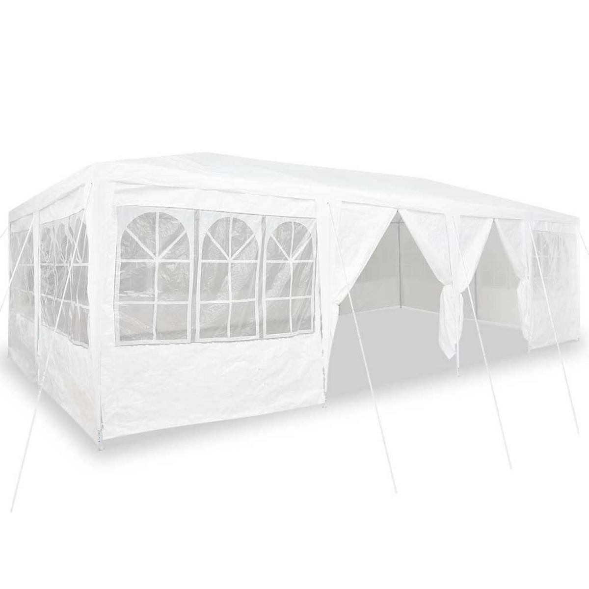 PARTY-ZELT Weiss 800/400/266 Cm Polyethylen - Weiß, Kunststoff (400/266/800cm) - vidaXL