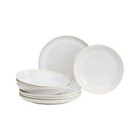 TAFELSERVICE LAREDO beige 8-tlg. - Beige, Keramik (2/2/2cm) - Ritzenhoff Breker