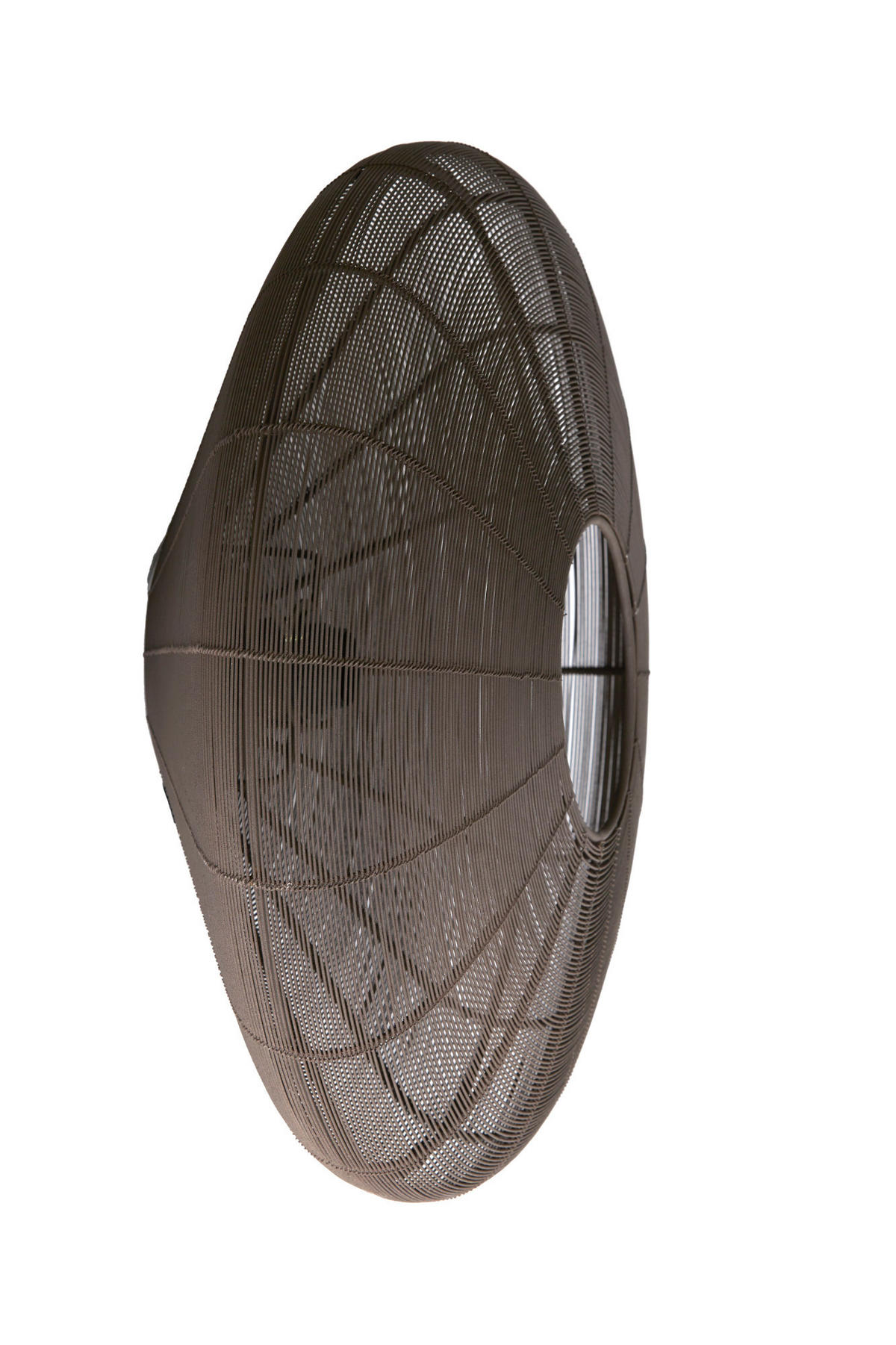 DECKENLEUCHTE Bahoto Braun Ø51/18 cm - Braun, Metall (51/51/18cm) - Light & Living