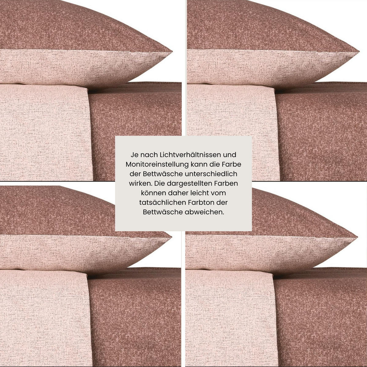 BETTWÄSCHESET Vinnie - Renforcé - 2-teilig - 135x200 cm - Puderrosa - Pink/Rosa, Textil (135/200cm) - SCHIESSER