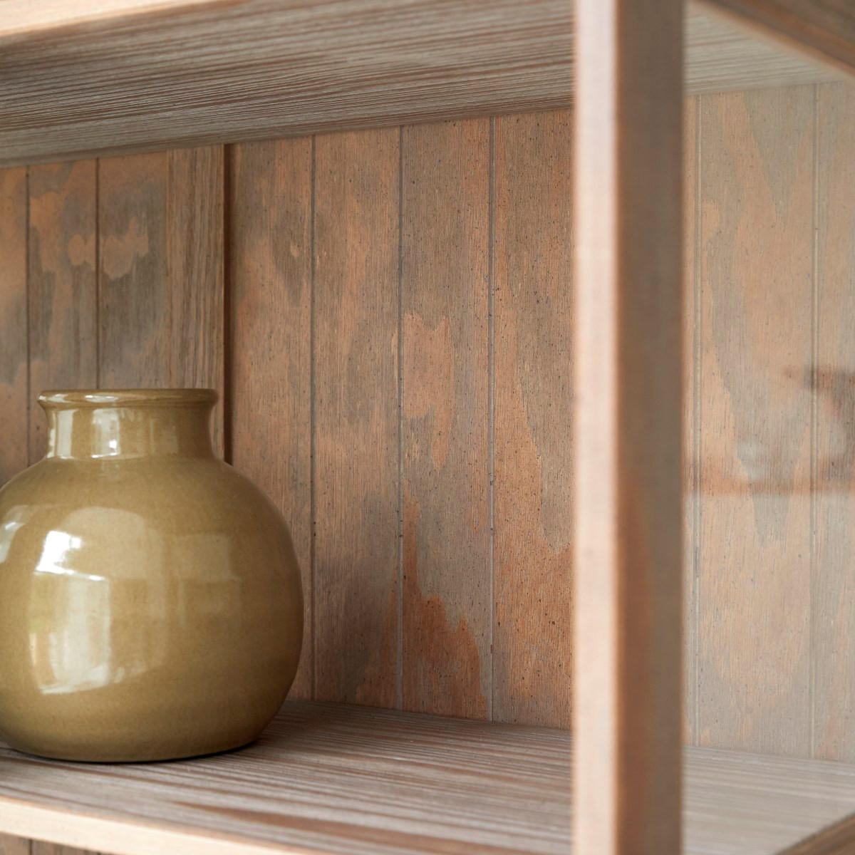 GESCHIRRSCHRANK Roma Natur aus Pinie - Naturfarben, Holz (119/217/48cm) - Tikamoon