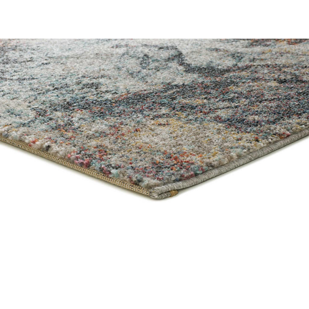 Thumbnail - Atticgo Webteppich, Mehrfarbig, Pastellblau, Rost, Beige, Textil, Abstrakt, Rechteckig, 120x170 cm, Oeko-Tex® Standard 1...