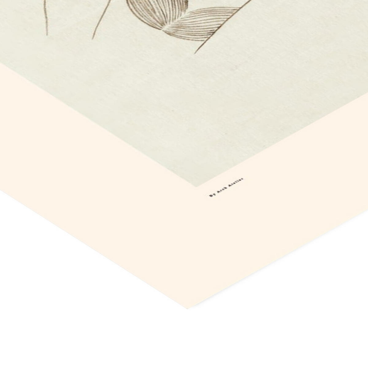POSTER mit Rahmen Arch Atelier - Ananda 02 - Eichefarben/Naturfarben, Holz/Papier (50/70cm) - Poster&Frame