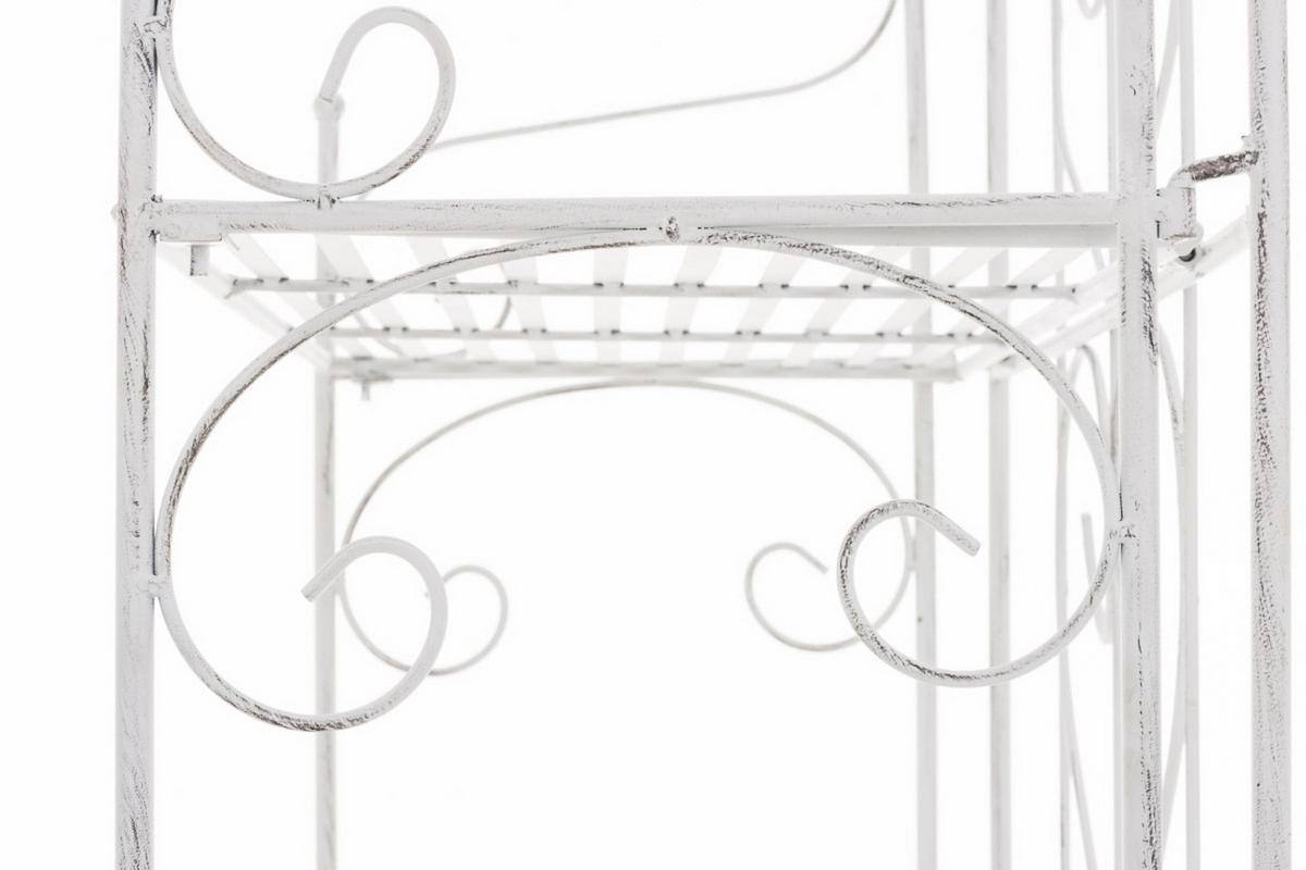REGAL Lenna antik weiß - Weiß, Metall (60/160/30cm) - TPFGarden