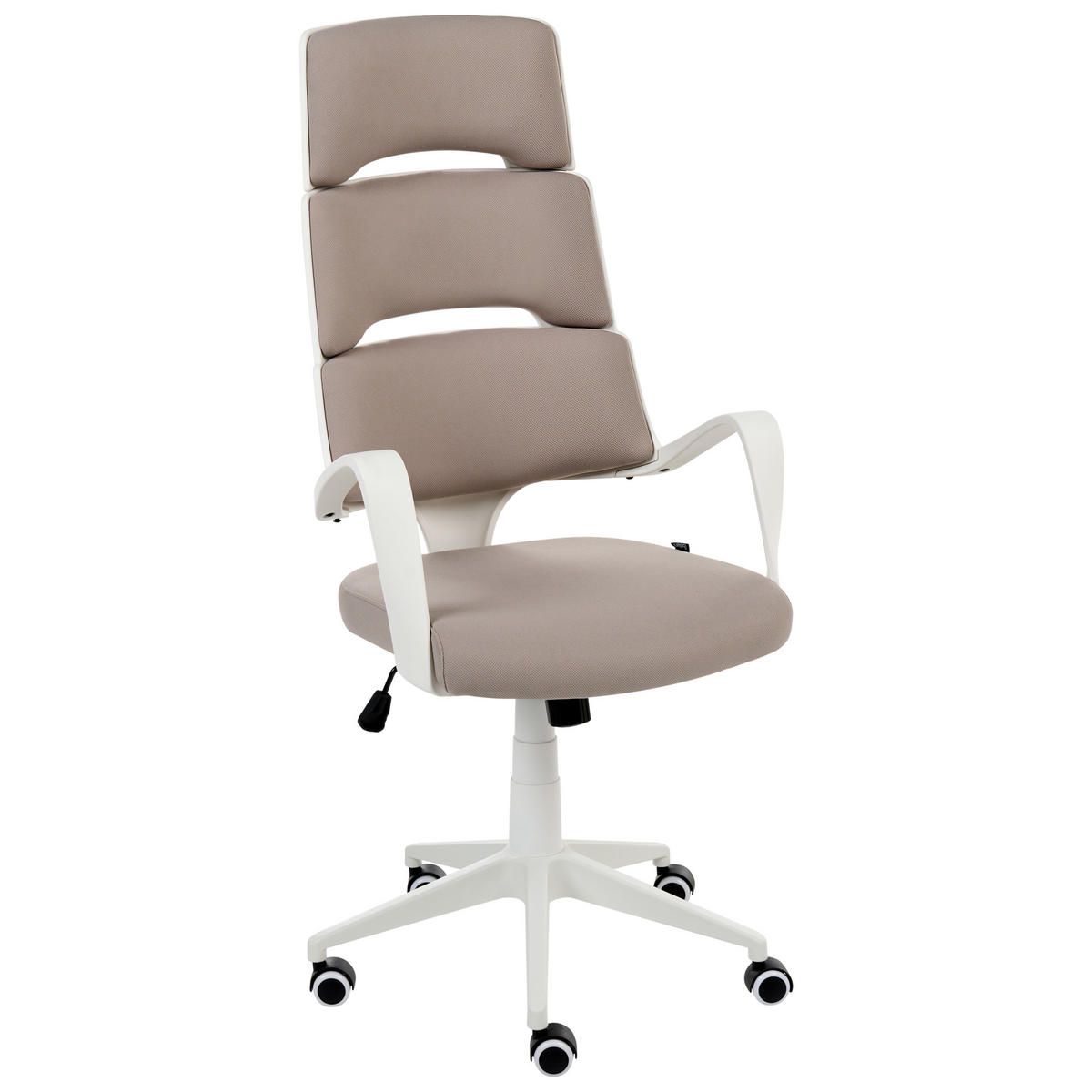 BÜROSTUHL Taupe Grandiose - Taupe, Textil (66/111/52cm) - Beliani