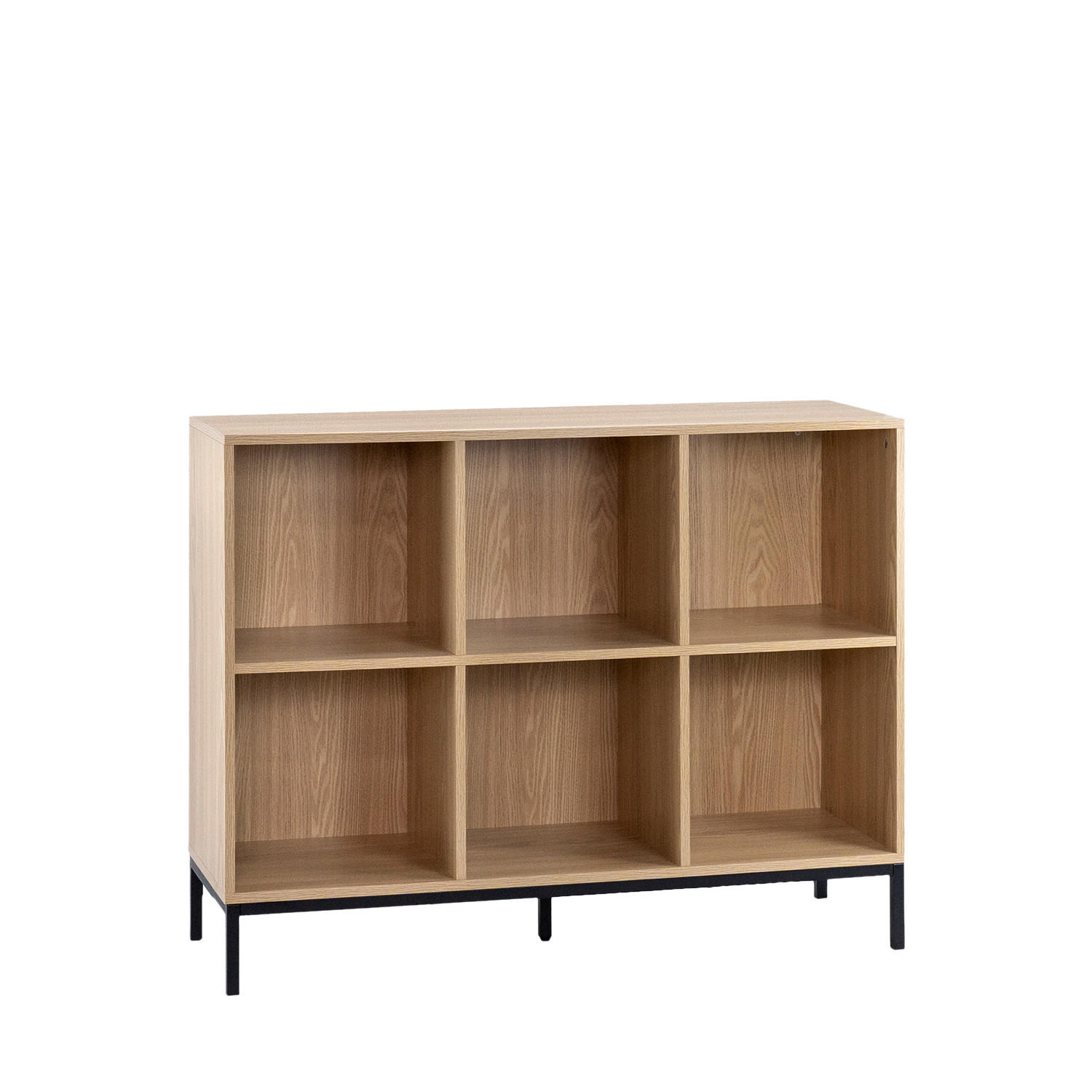 BÜCHERREGAL Remi Natürlich 110 cm x 85 cm - Naturfarben, Holzwerkstoff (110/85/35cm)