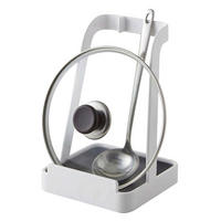 KOCHLÖFFEL-STÄNDER - Weiß, Kunststoff/Metall (10/15/10cm) - Relaxdays