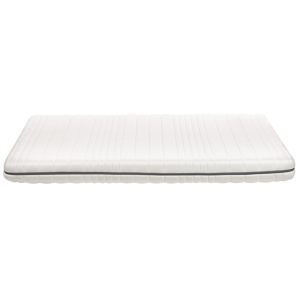 SCHAUMMATRATZE H2/3 Mittel 160/200 cm Enchant - Weiß, Textil (160/200cm) - Beliani