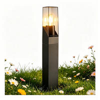 WEGELEUCHTE Außen Zarelis 14/10/60 cm - Schwarz, Kunststoff/Metall (14/10/60cm) - ZMH