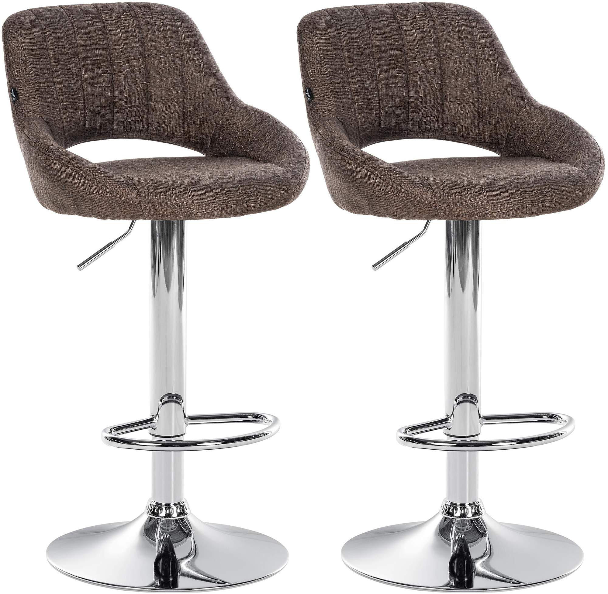 Deluke Barhocker Braun 47x85x48 cm
