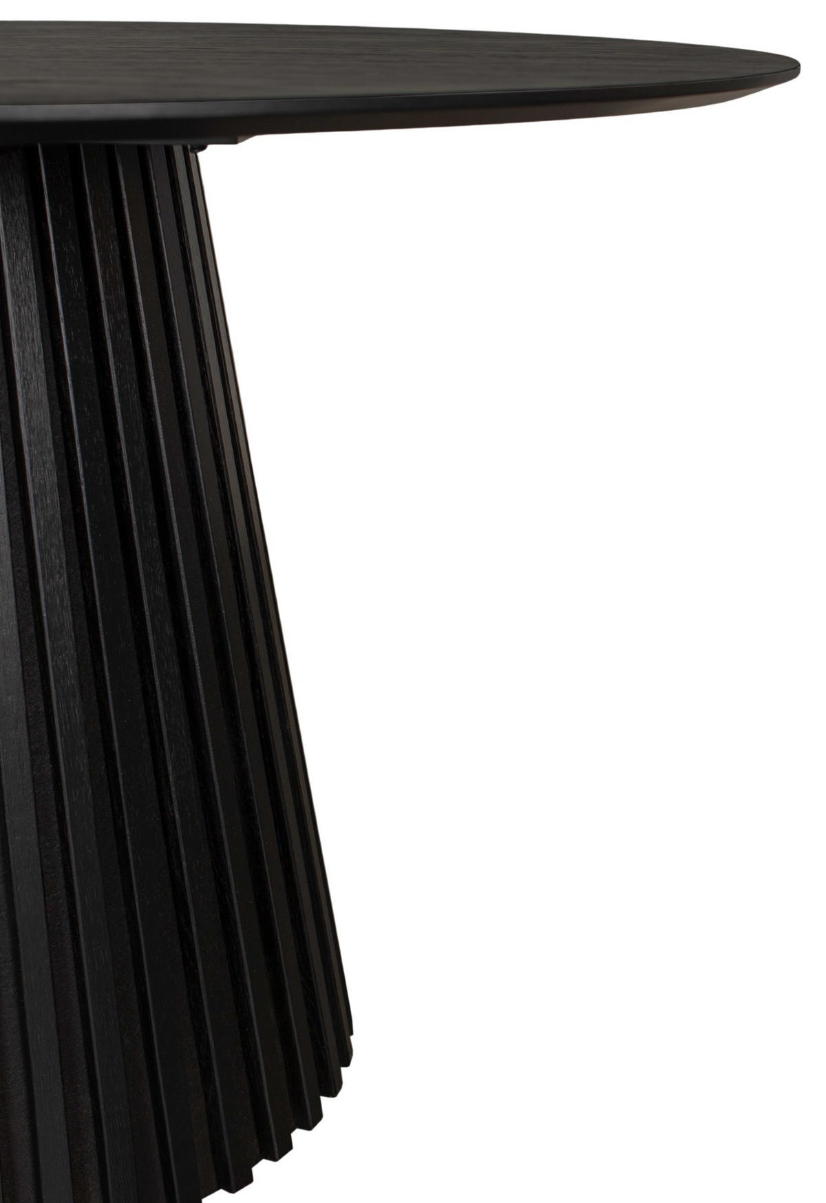 DININGTISCH Andria - rund 120 cm - Eichenholz natur dunkelgrau - Dunkelgrau, Holz (120/120/75cm) - bene living