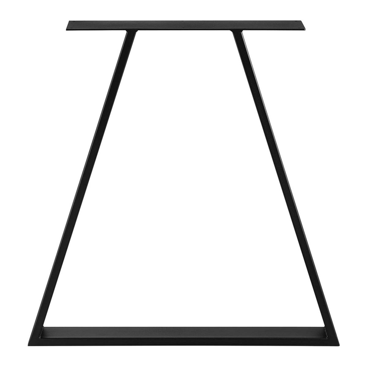 TISCHGESTELL-SET 2 TLG. Lyngby - Schwarz, Metall (55/72/6cm) - [en.casa]