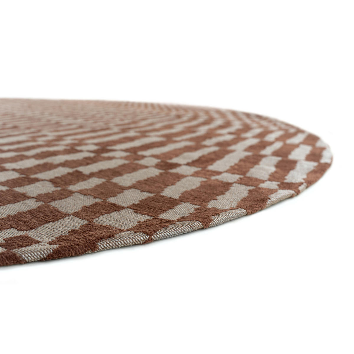TEPPICH Ksar Berber 140/140 cm - Rot, Textil (140/140cm) - Louis De Poortere