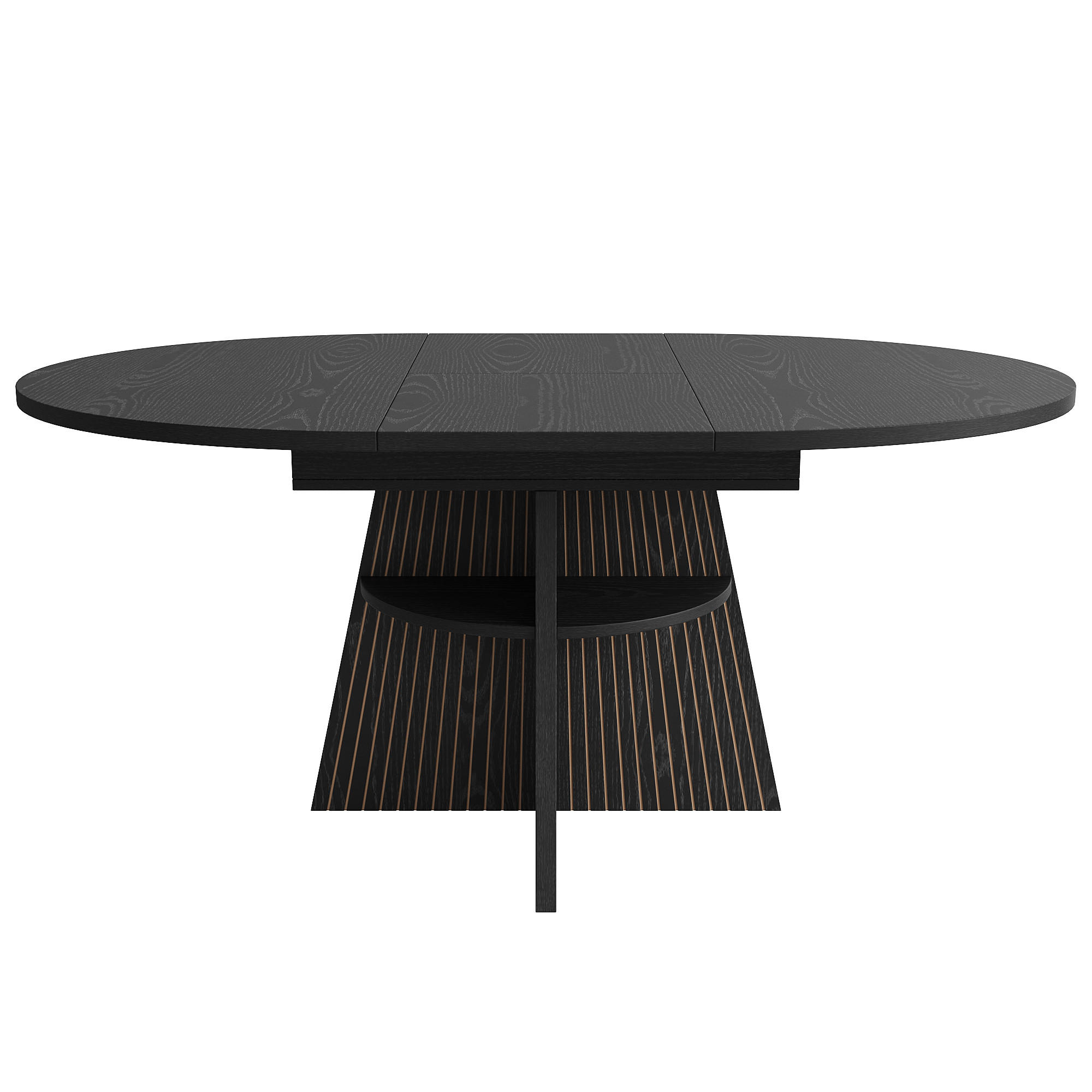 AUSZIEHTISCH Schwarz 110-150/110/76 cm - Schwarz, Holz (110/110/76cm) - PANGIVO