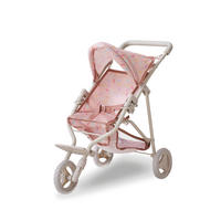 PUPPENWAGEN Jogging, Beige, 54cm - Beige, Holzwerkstoff (33/54/61cm) - Teamson Kids