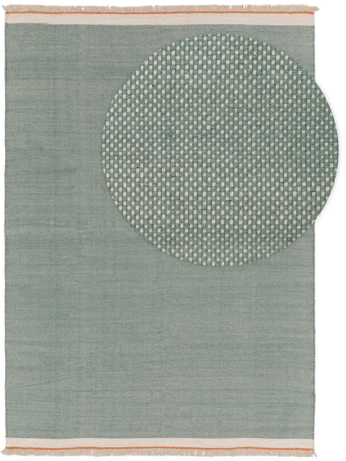 WOLLTEPPICH Karla Mint 80x120 cm - Mintgrün, Textil (80/120cm) - benuta Pop