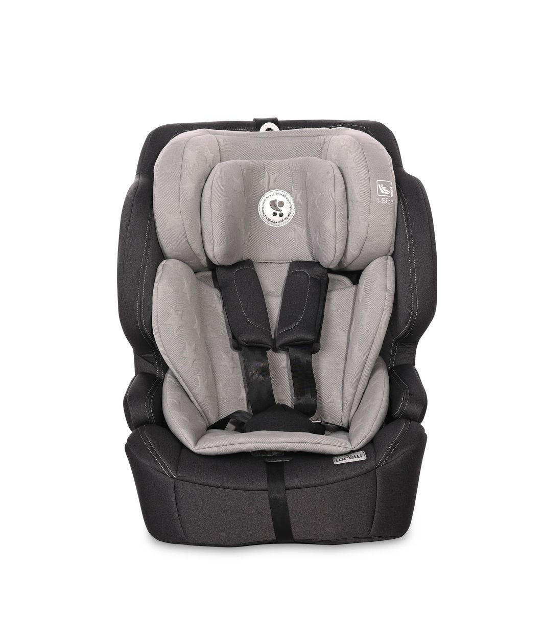 KINDERSITZ Andromeda i-Size hellgrau (76-150 cm) Isofix, Top Tether, verstellbar - Hellgrau, Kunststoff (48/59/52cm) - Lorelli