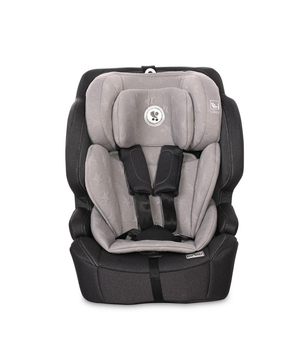 KINDERSITZ Andromeda i-Size hellgrau (76-150 cm) Isofix, Top Tether, verstellbar - Hellgrau, Kunststoff (48/59/52cm) - Lorelli
