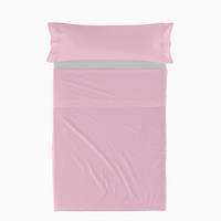 BETTWÄSCHE 2er-Set teiliges basic 160x270 cm hellrosa - Rosa, Textil (160/270cm) - Happy Friday