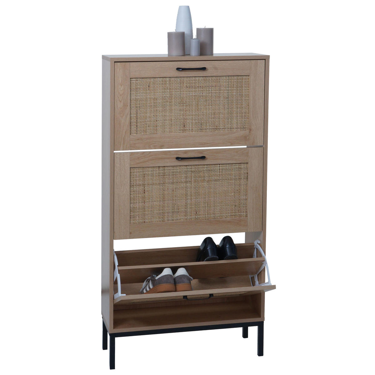 SCHUHSCHRANK Braun - Braun, Holz (63/126/24cm) - MCW