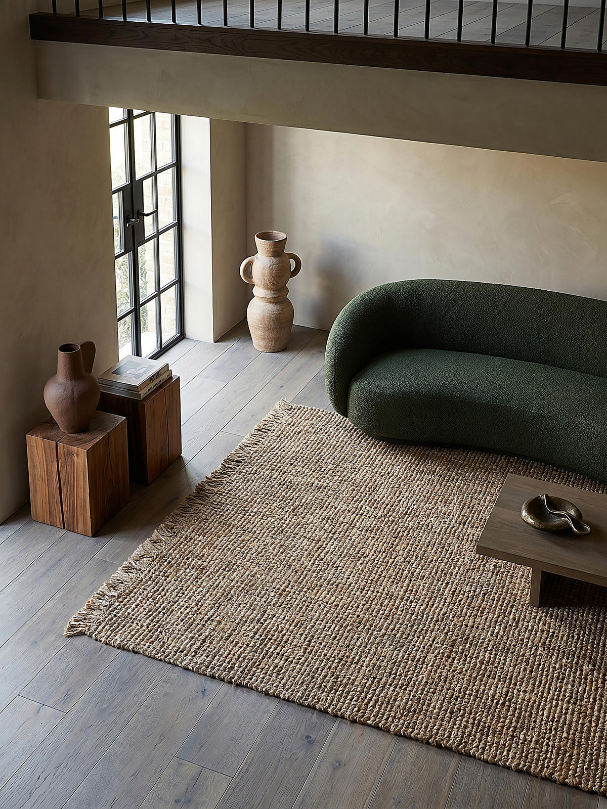 TEPPICH Jute Wende-Design, strapazierfähig ERME, Braun 60x150 cm - Braun, Naturmaterialien (150/60cm) - KADIMA DESIGN