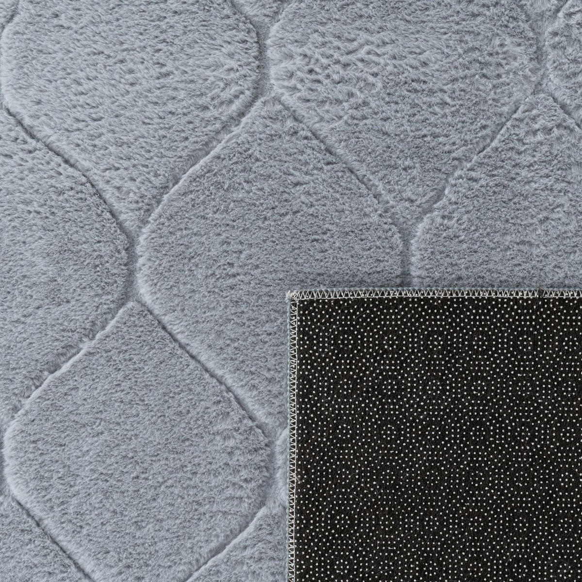 KURZFLORTEPPICH 80/150 cm Lelystad 522 - Grau, Kunststoff (80/150cm) - Paco Home