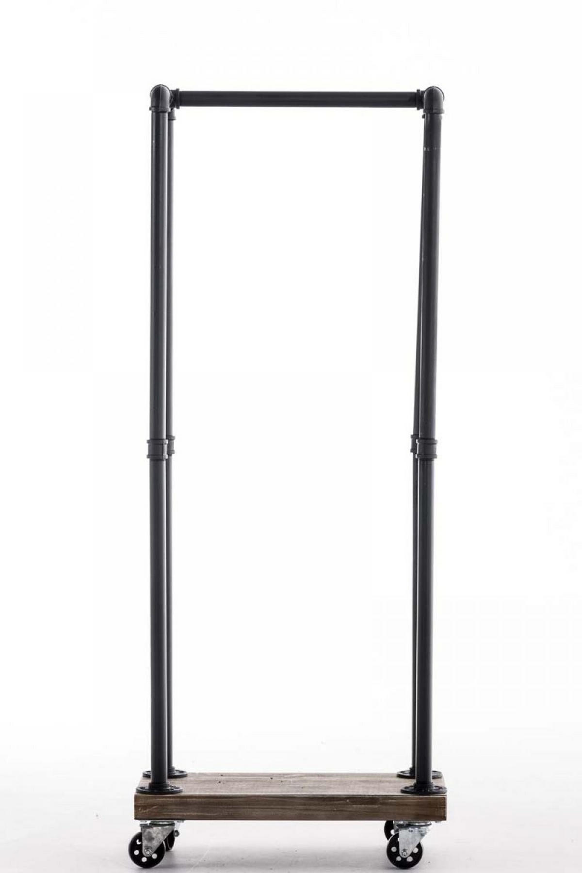 KAMINHOLZREGAL 60/30/150 cm Metall schwarz - Schwarz, Metall (60/150/30cm) - CLP