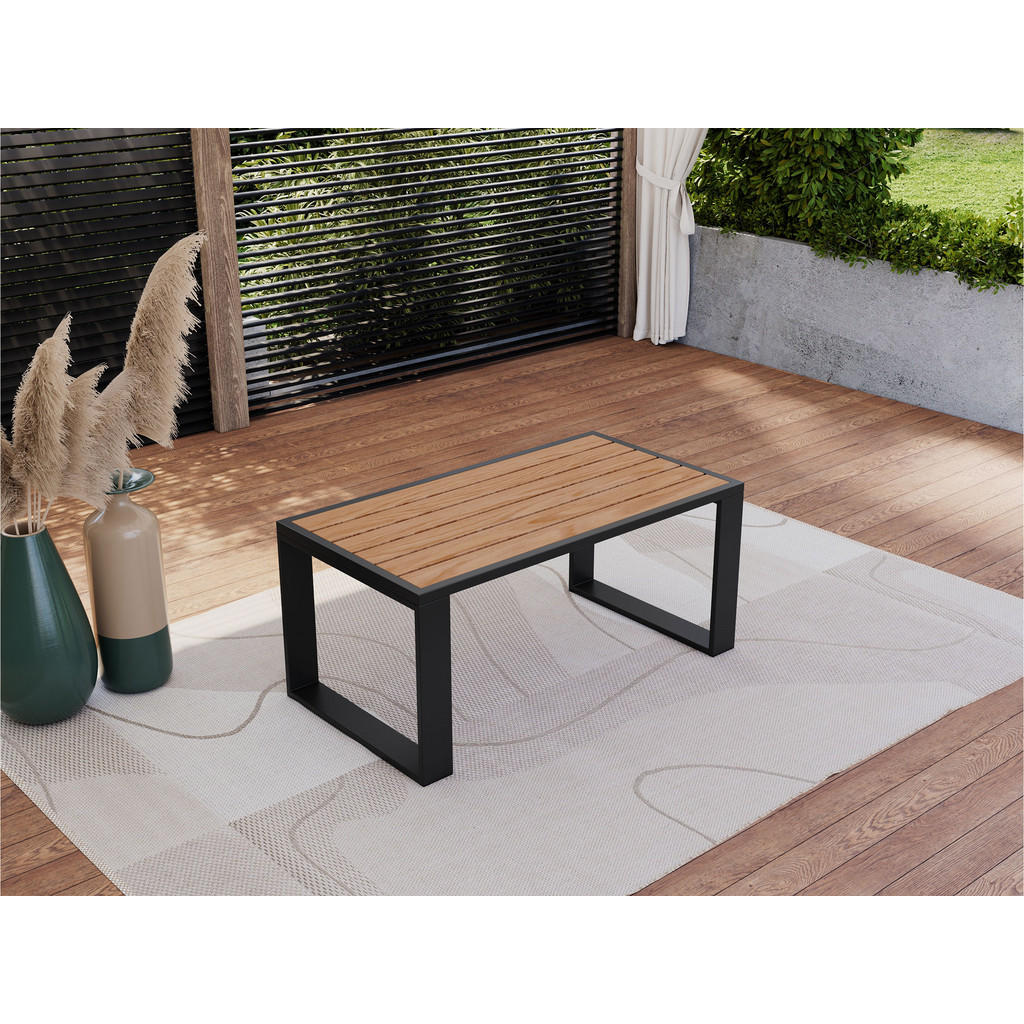 Thumbnail - MKS Gartenbeistelltisch, Schwarz, Metall, 122x55x65 cm, Freizeit, Campingzubehör, Campingtische