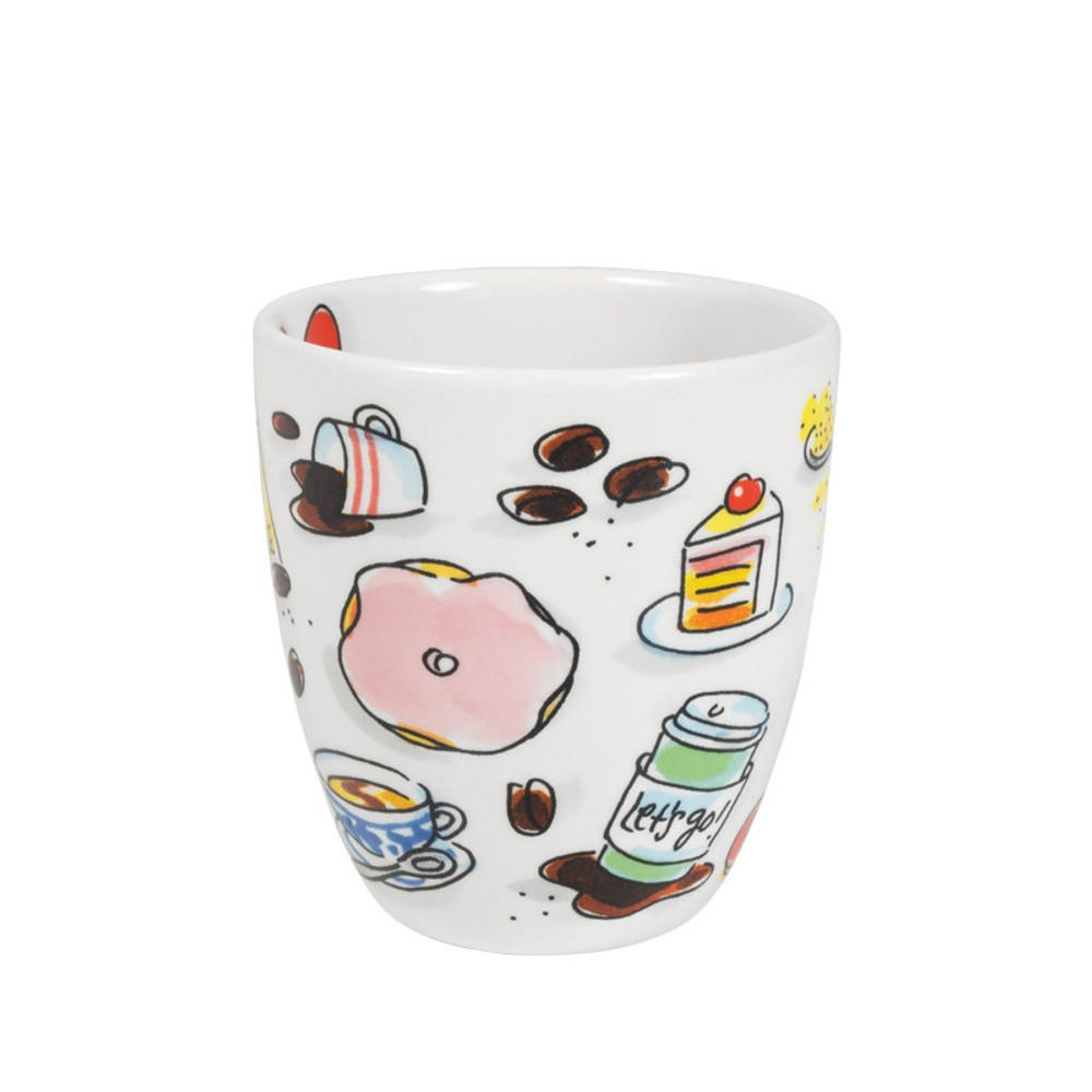 MINI-BECHER Herz Blond x Senseo in Bunt - 200 ml - Multicolor, Keramik (0.2L) - Blond Amsterdam