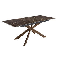 ESSTISCH Rechteckig Braun Walnuss 160/90/76 cm - Walnussfarben/Braun, Stein (90/160/76cm) - ANGEL CERDA