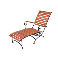 DECKCHAIR Mia Natur Eukalyptus Liegestuhl zusammenklappbar - Naturfarben, Holz (62/89/136cm) - DELUKE